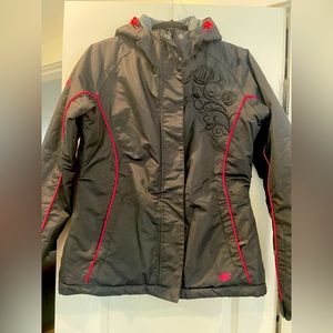 4F black ski jacket size S